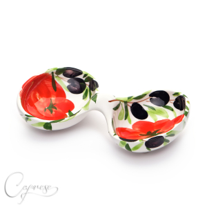 TOMATO WITH OLIVE  Appetizer plate 20 cm